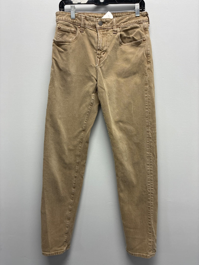 american eagle, tan, Mens-pant, 31x34