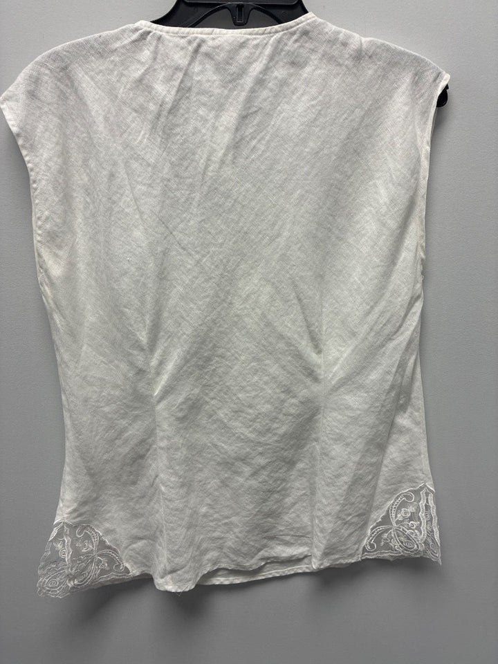 carole little, White, Top, Large