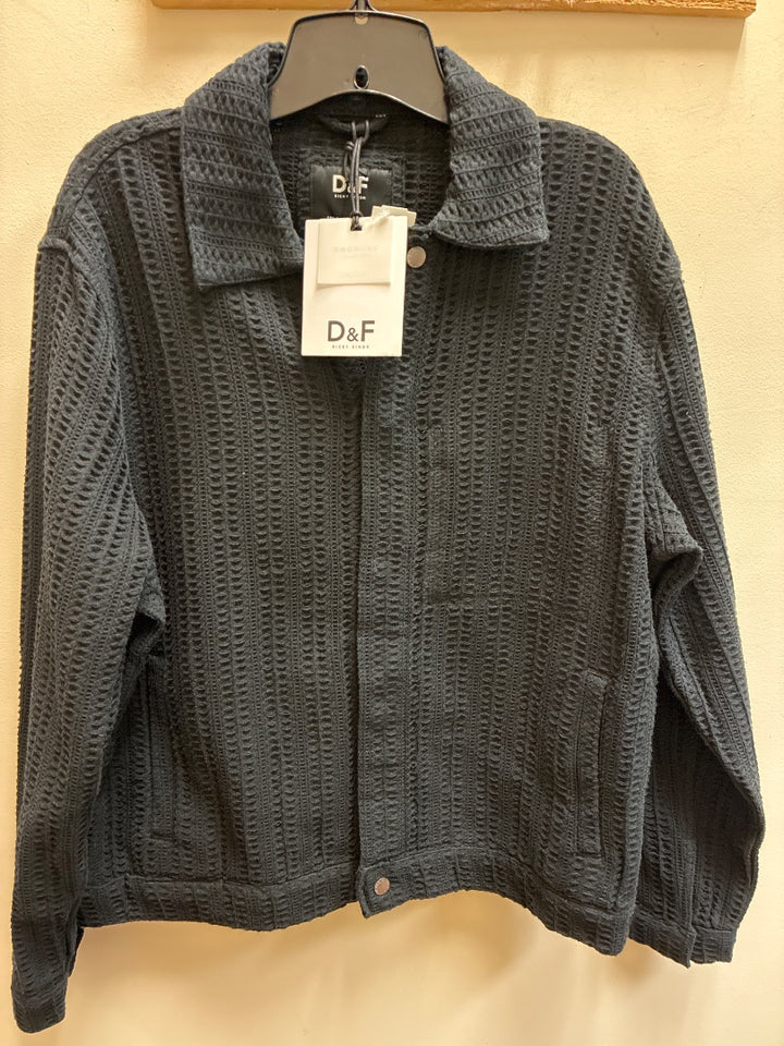D+F, Black, Top, Small
