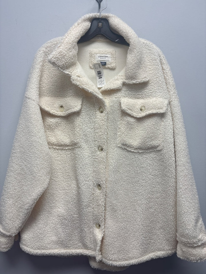 american eagle, tan, outerwear, Large