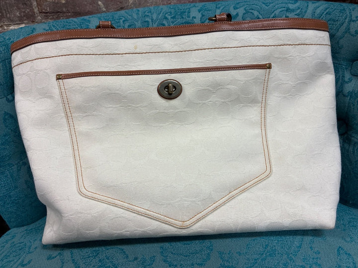 Coach, Tan+, Handbag, XL