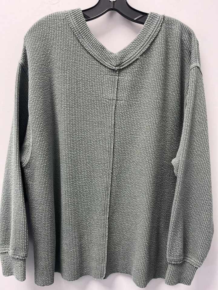 Aerie, Green, Top, XS