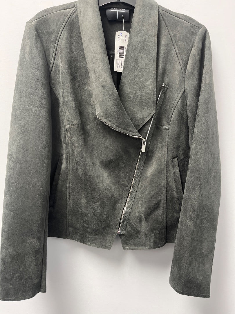 T by Tahari, Grey, Jacket , Medium