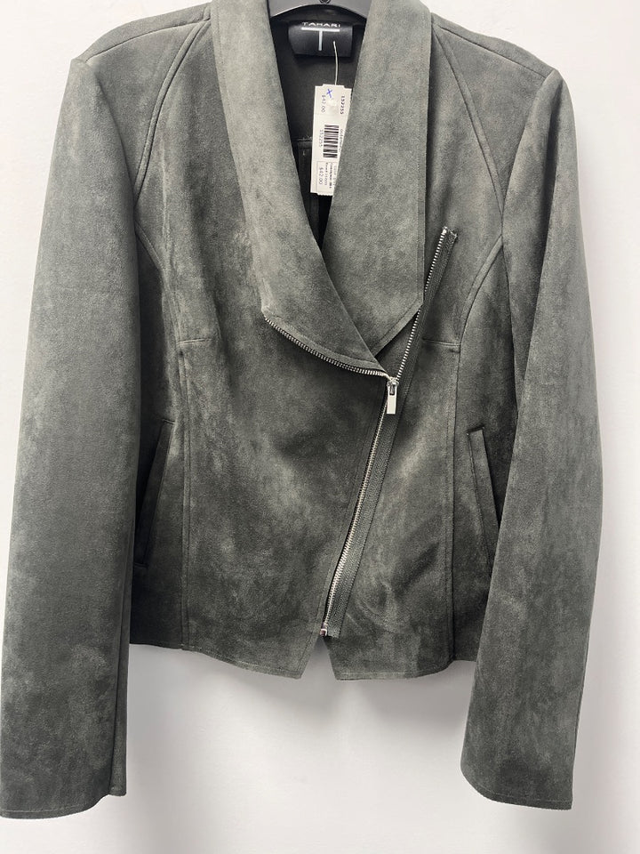 T by Tahari, Grey, Jacket , Medium