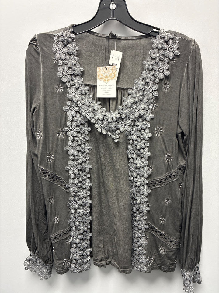 POL, grey, Top, Small
