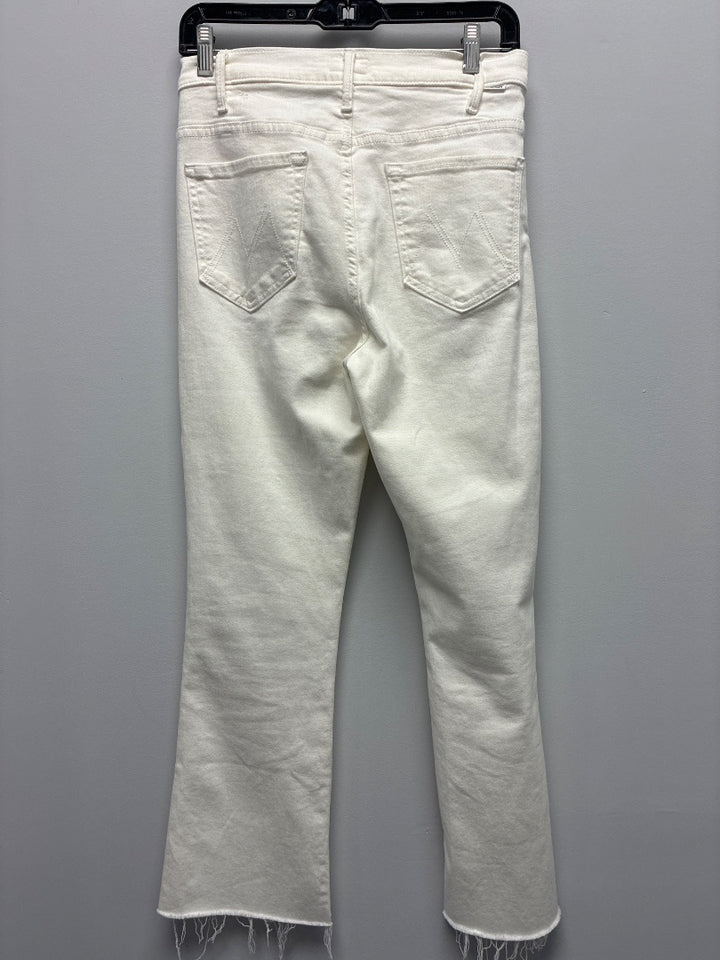 mother, White, pant, 8