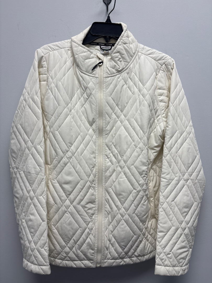 voyager, White, outerwear, Large