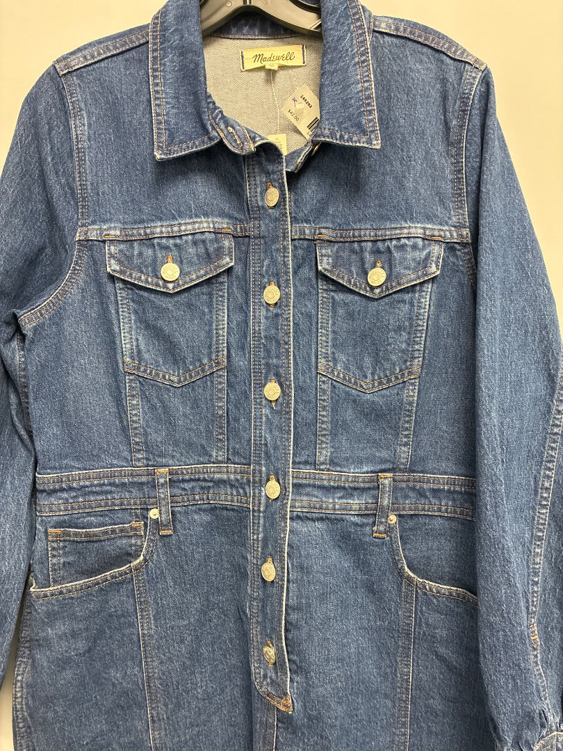 madewell, Blue, dress, Large