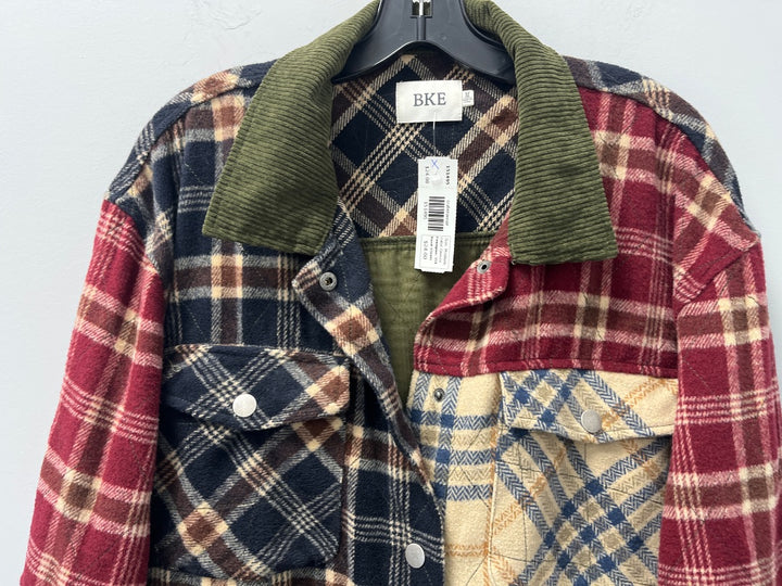 BKE, Green+,Plaid, Outerwear, Medium
