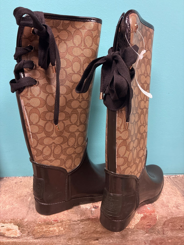 Brown Coach rainboot, 9