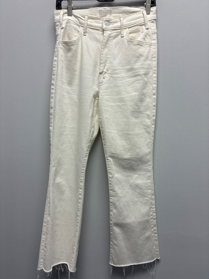 mother, White, pant, 8