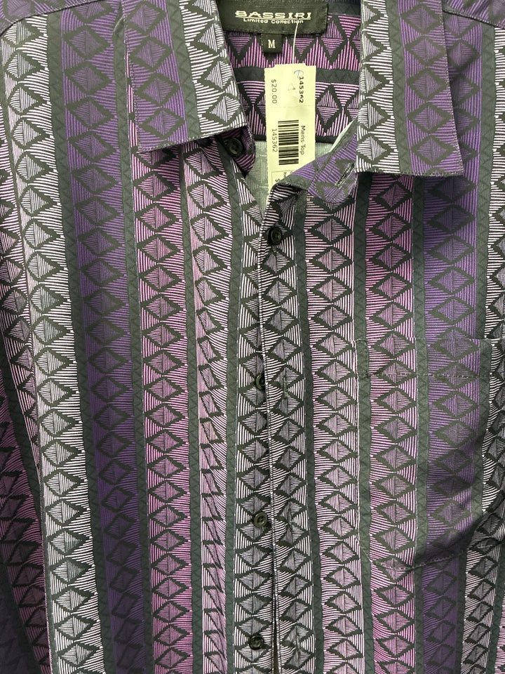 Bassiri, Purple+, Mens-Top, Medium