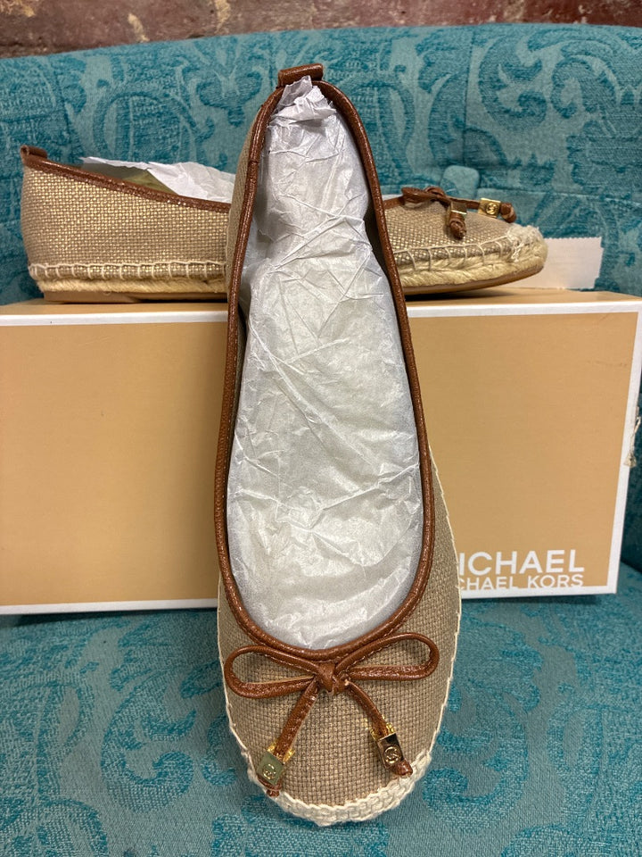 Michael kors, Tan+, flat, 8