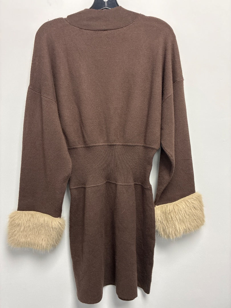 anthropologie, Brown, dress, Large