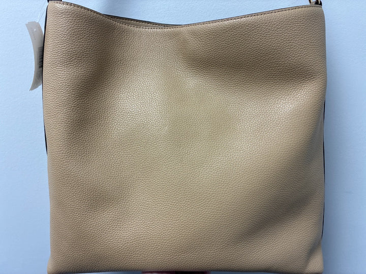 Michael Kors Pebbled Camel Leather Shoulder Bag  Medium