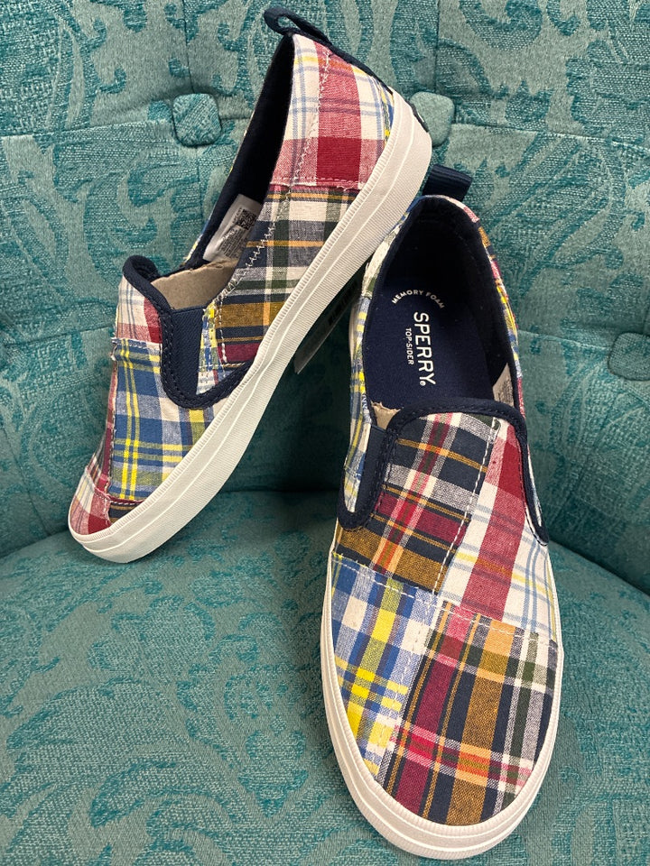 NWOT Sperry, Blue+, sneaker, 8