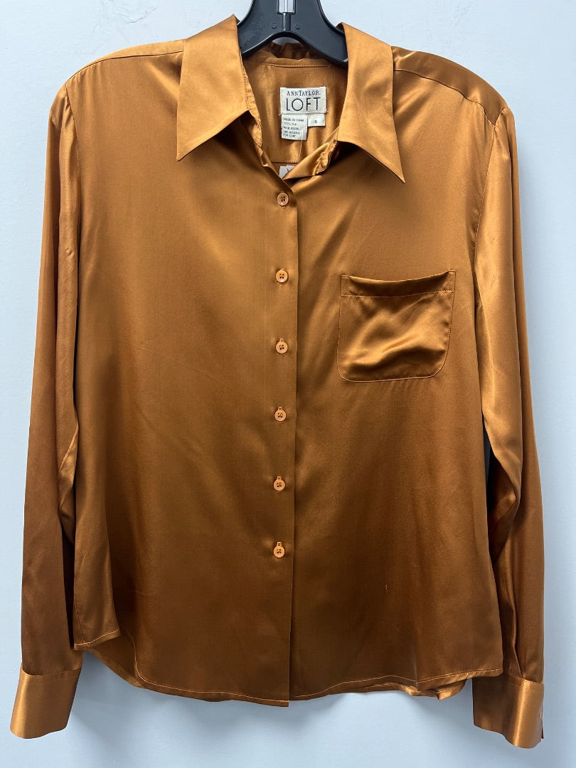 Ann Taylor, Orange, Top, Medium