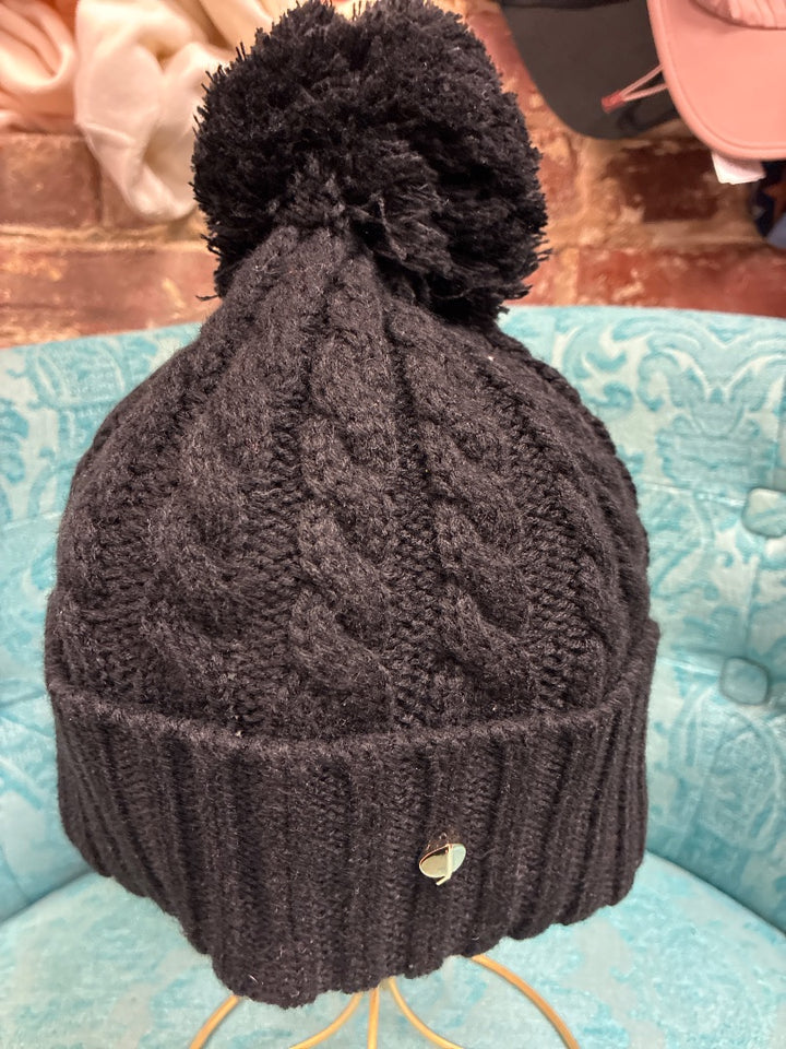 Black Kate Spade hat, Medium