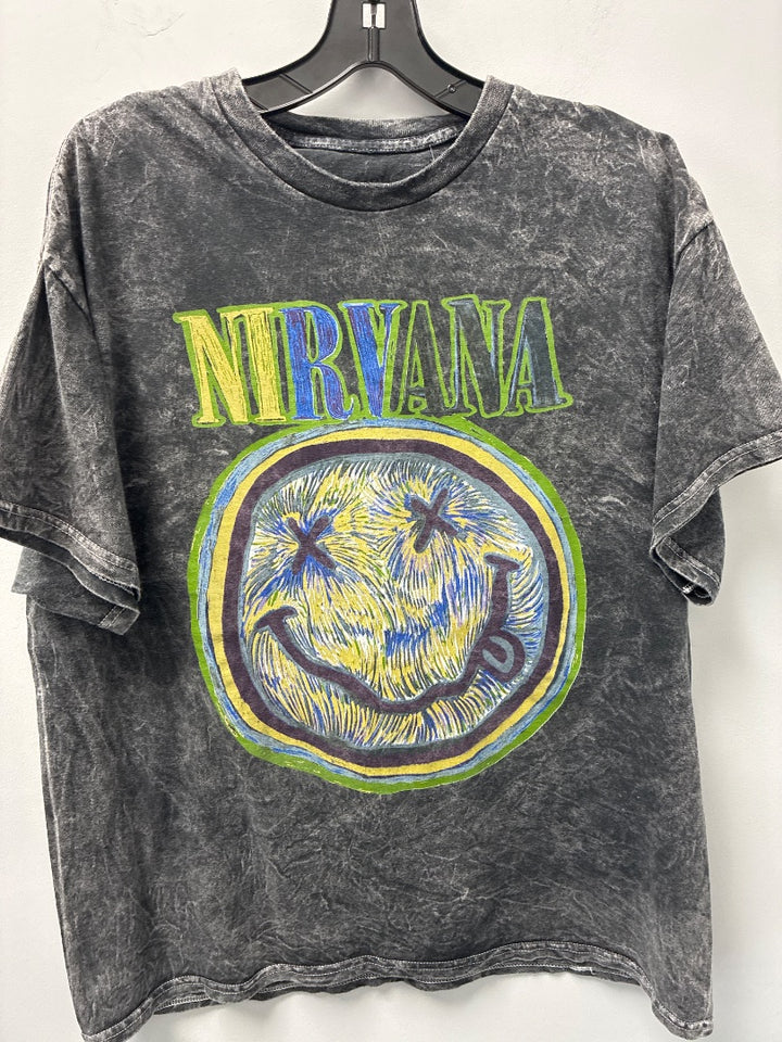 Nirvana Grey+ Tshirt Large