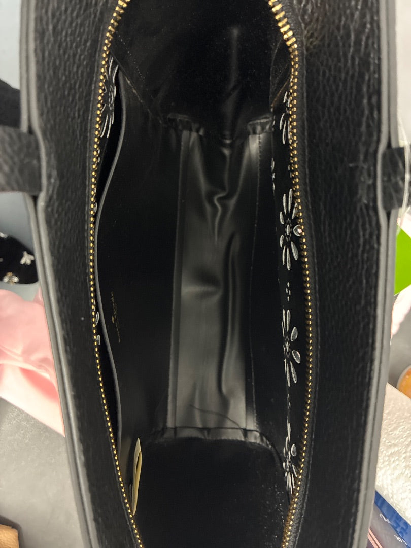 Kate Spade Leather Black Crossbody Handbag Medium