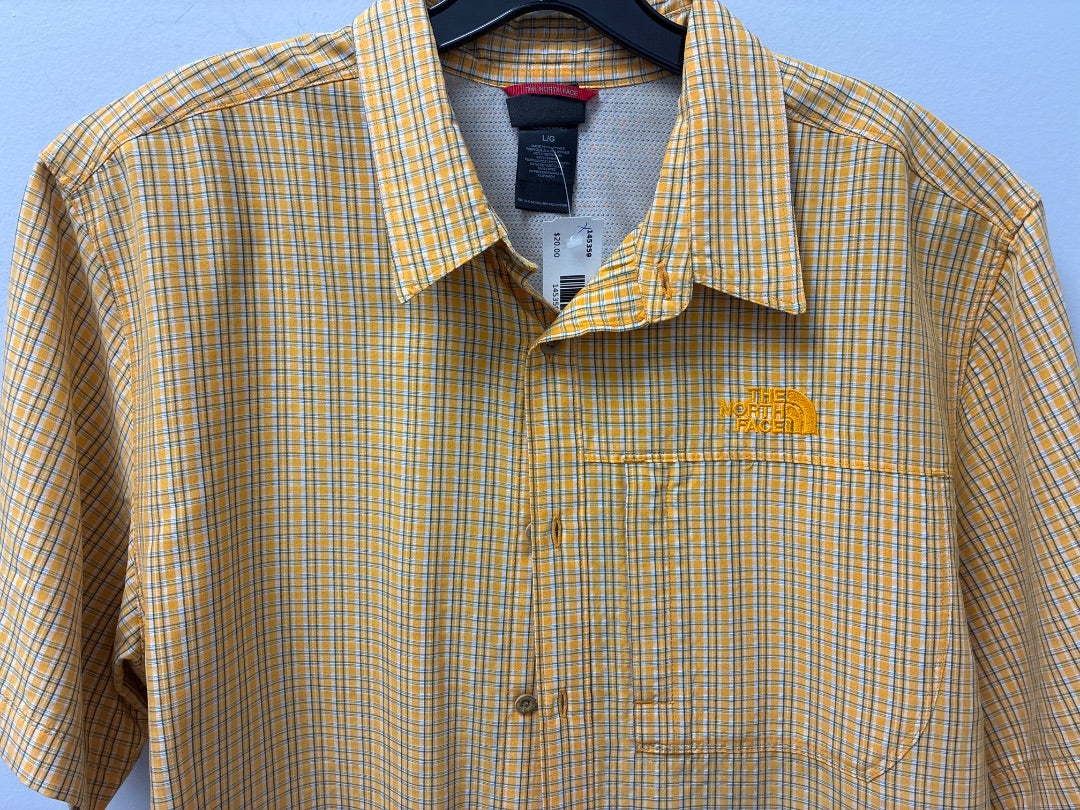 the north face, Yellow, Mens-Top, Large