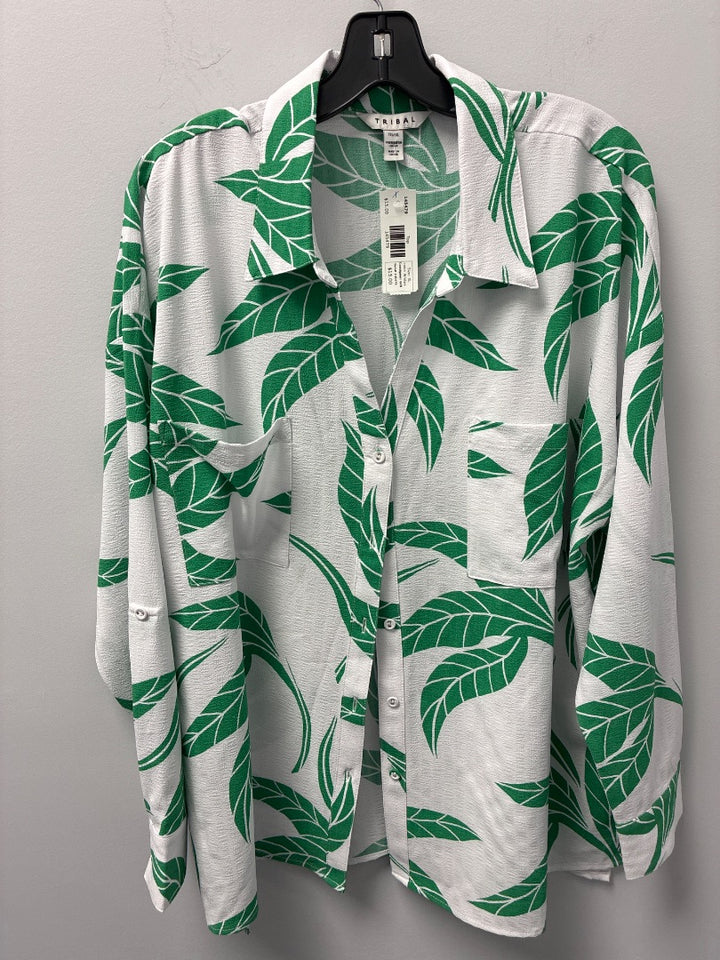 Tribal, White+, Top, XL