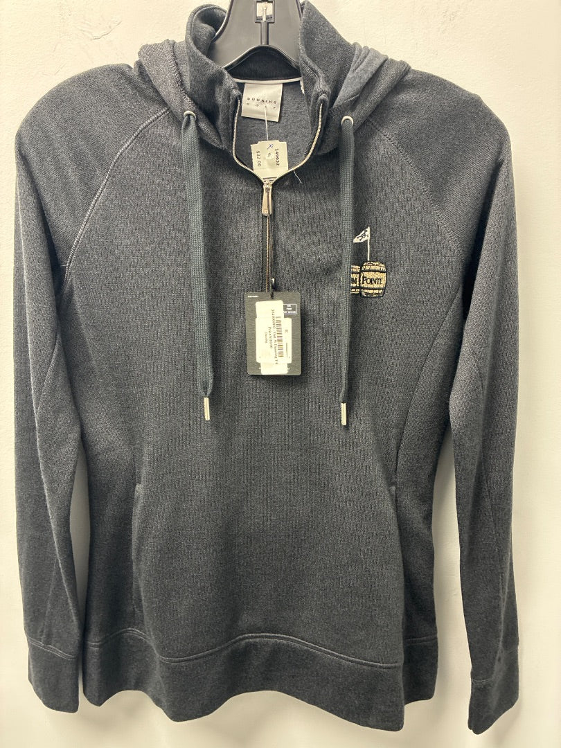Dunning Golf Grey Fitted Hoodie XS