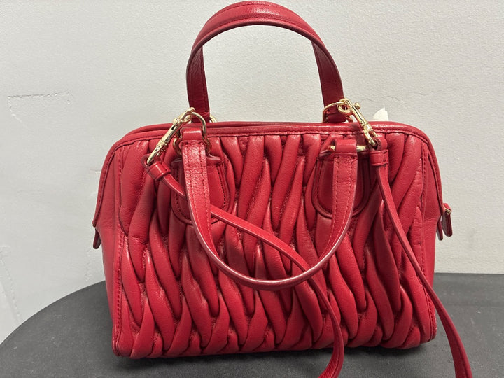 Coach, red, Handbag, Small