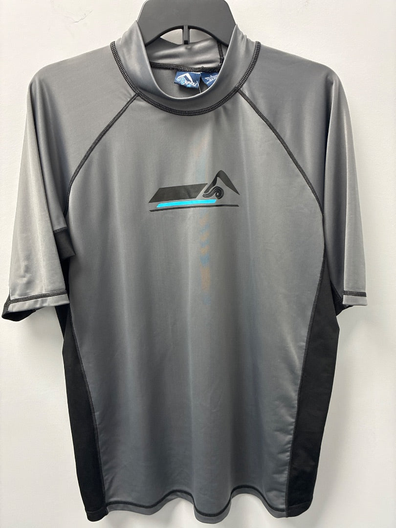 okanu, grey, Mens-Top, Large