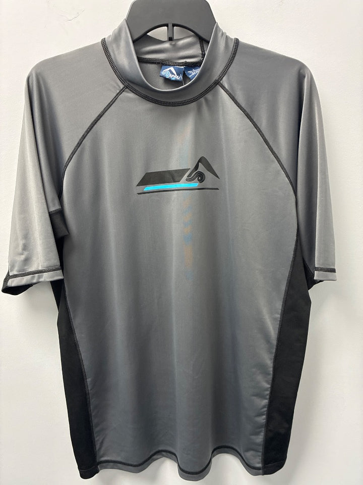 okanu, grey, Mens-Top, Large