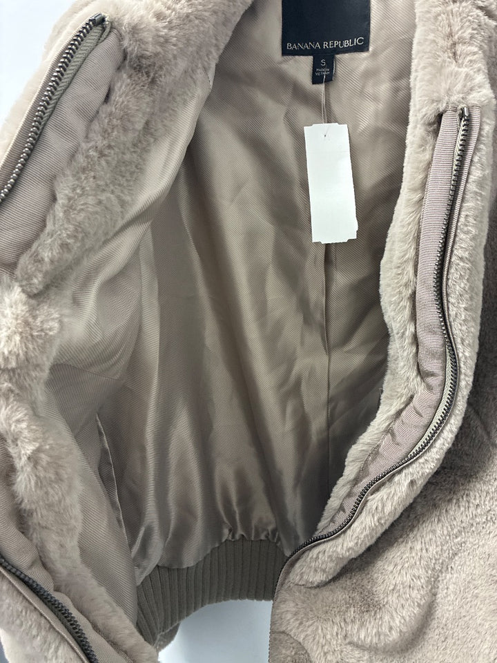 Banana Republic Faux Fur Jacket Small