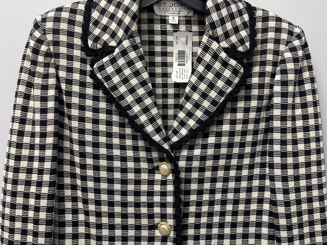 St. John, Black+, Jacket, Small