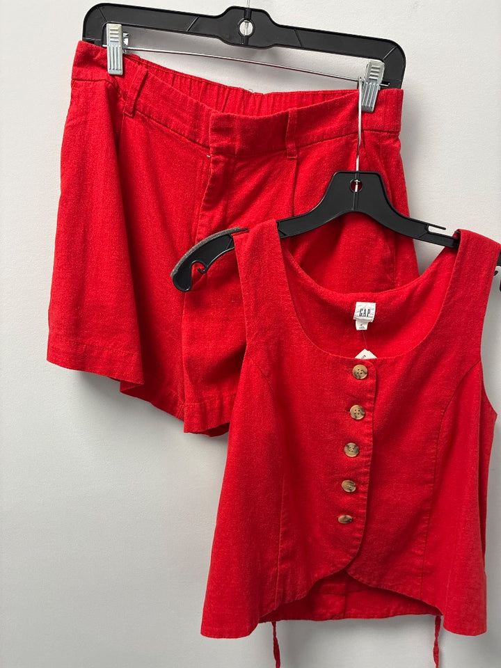 gap, red, set 2 piece, Small