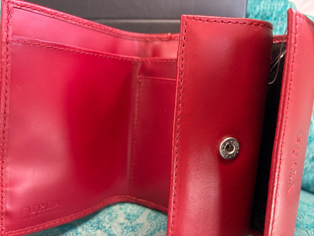 Furla Red Wallet, XS
