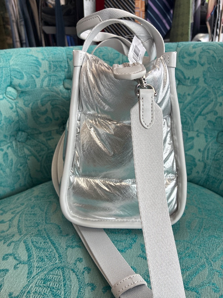 Kate Spade Silver Kip Nylon Small Tote