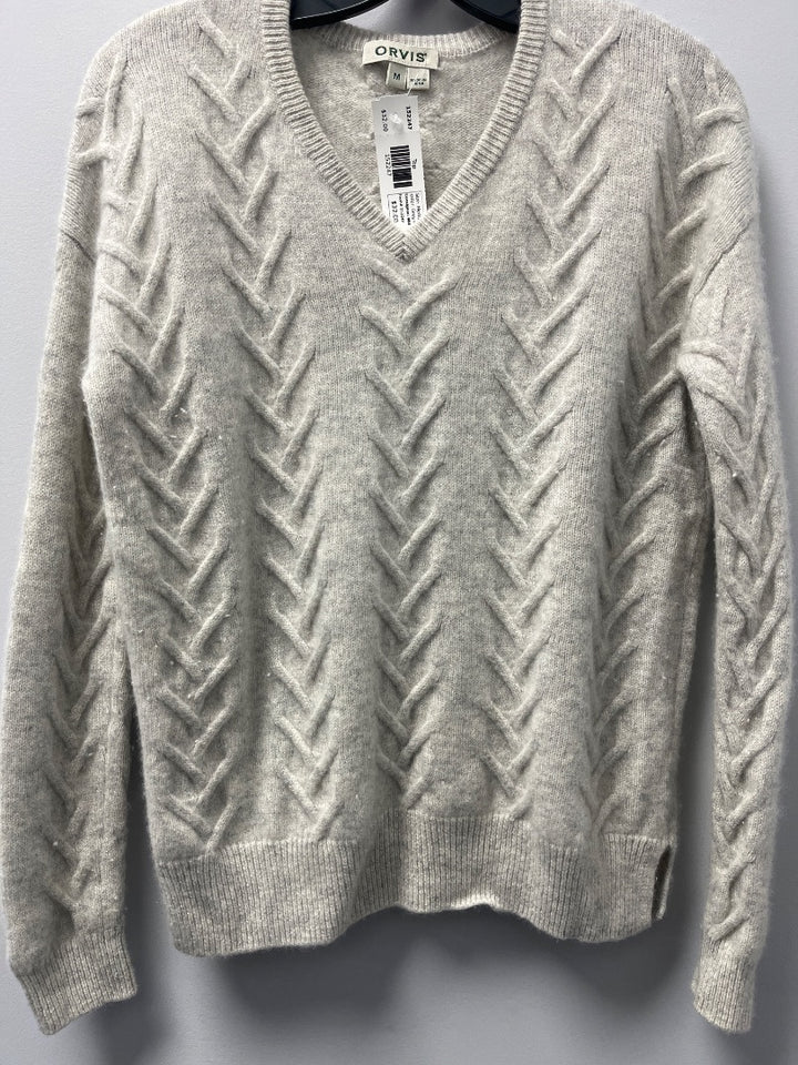 Orvis, Grey+, Sweater, Medium