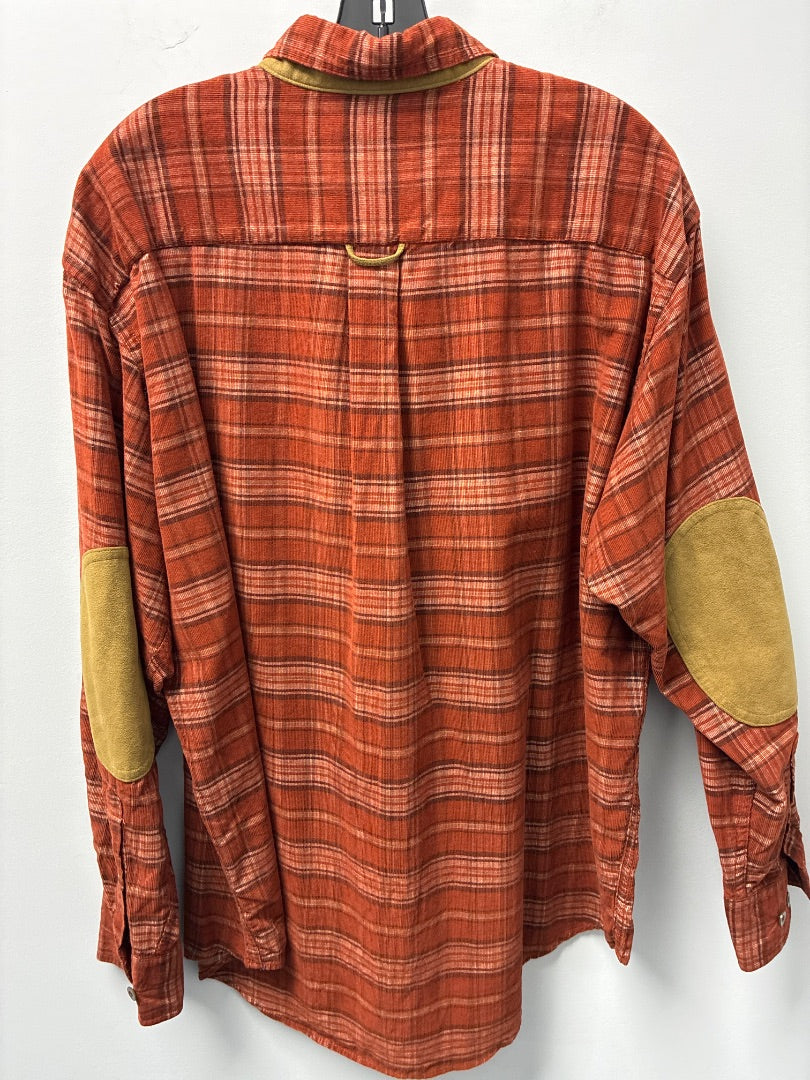 cabelas, Orange+, Mens-Top, Large