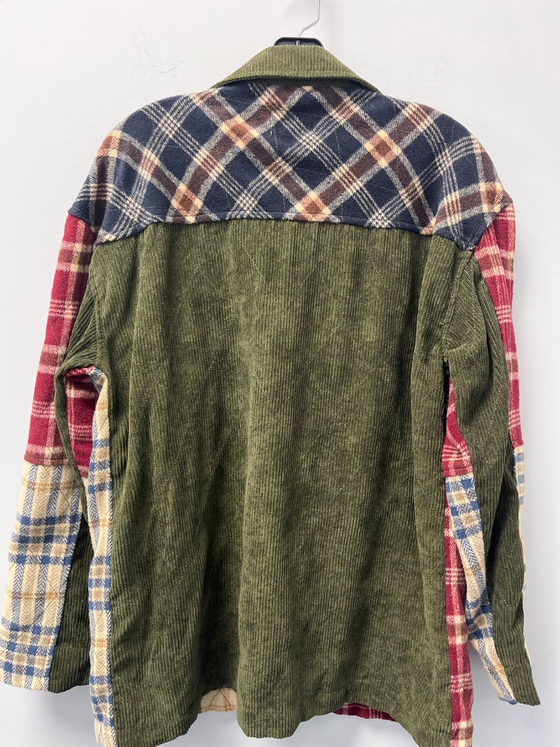 BKE, Green+,Plaid, Outerwear, Medium