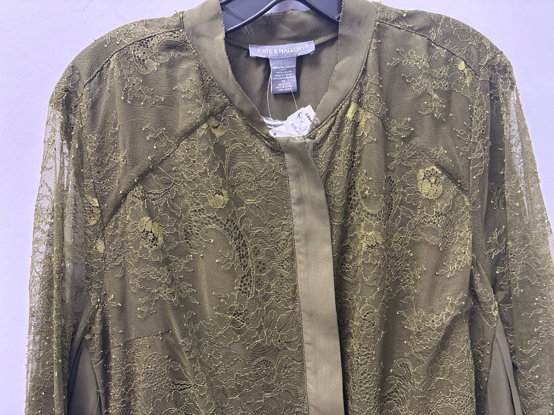 kate+mallory, Green, outerwear, XL