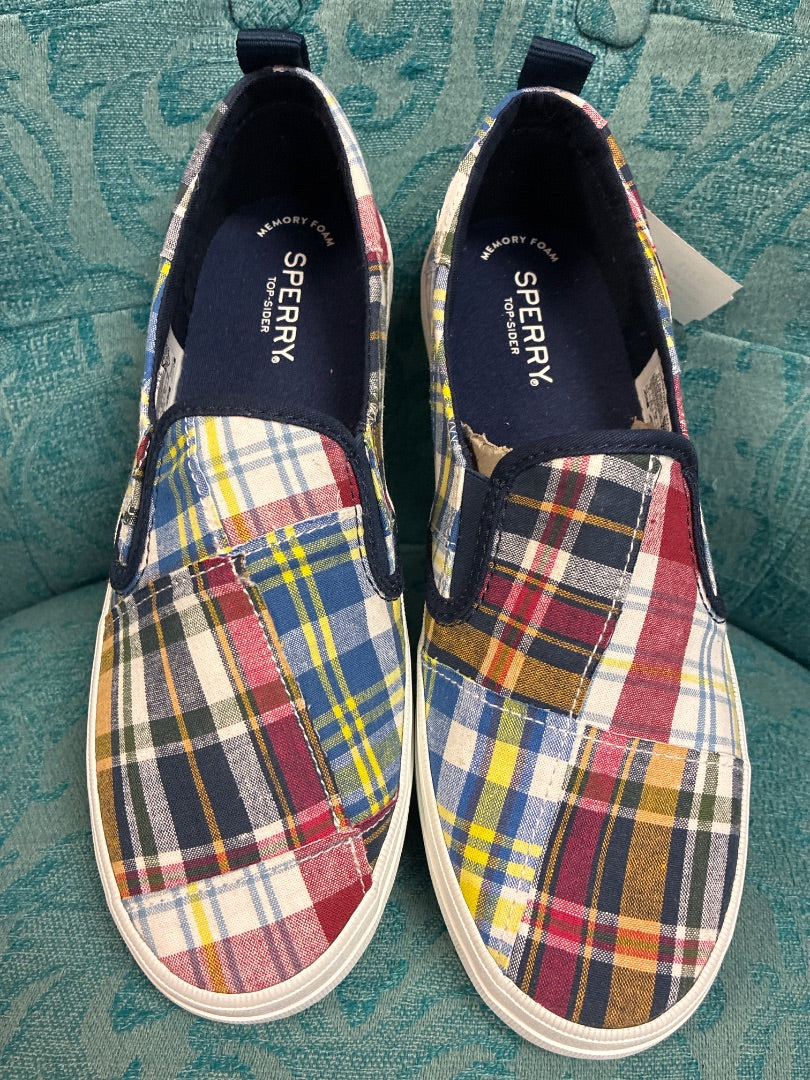 NWOT Sperry, Blue+, sneaker, 8