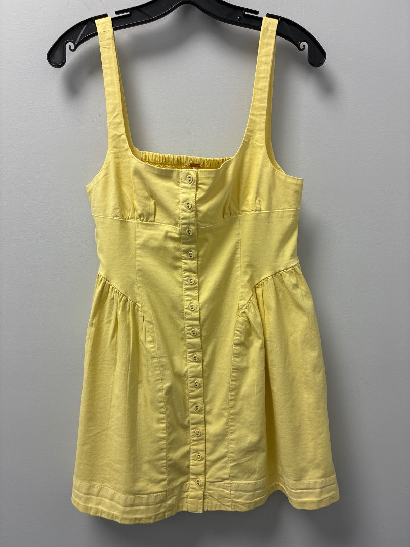 free ppl, Yellow, dress, Small