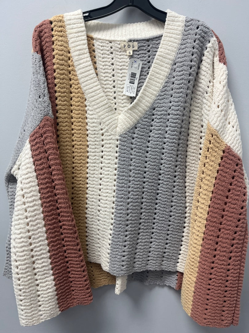 POL, Tan+, Top, Sweater, Small