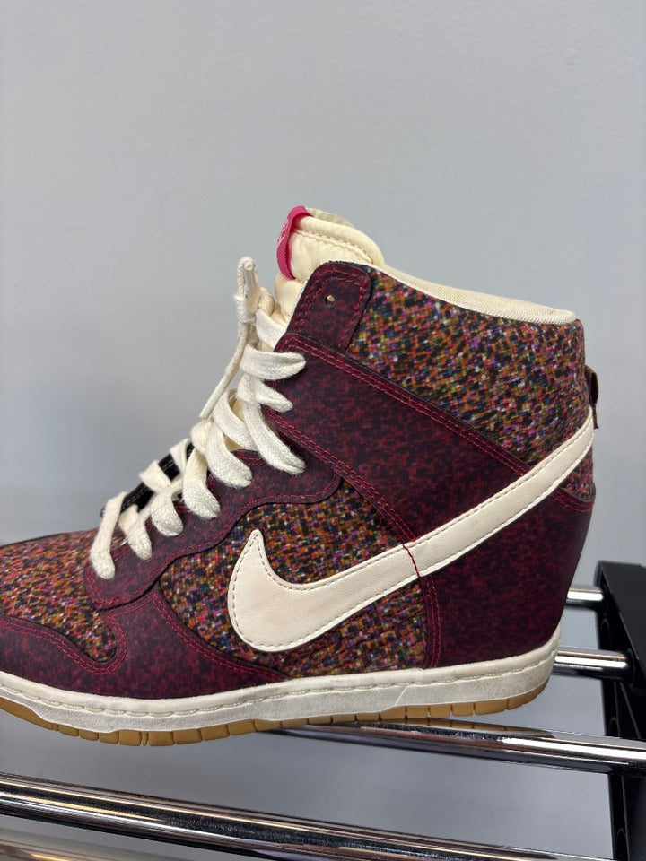 nike, maroon, sneaker, 9