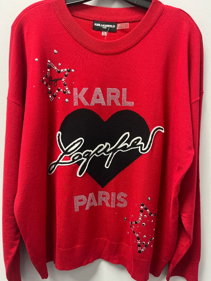 Karl Lagerfeld, Red+, Sweater, XL