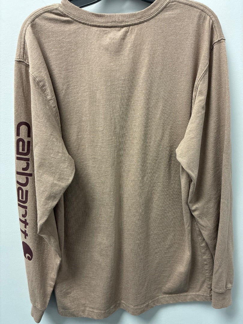 Carhartt Brown Men’s Long Sleeve Shirt Small