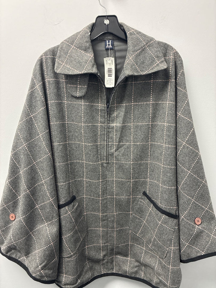 Hilfiger Grey Poncho Large