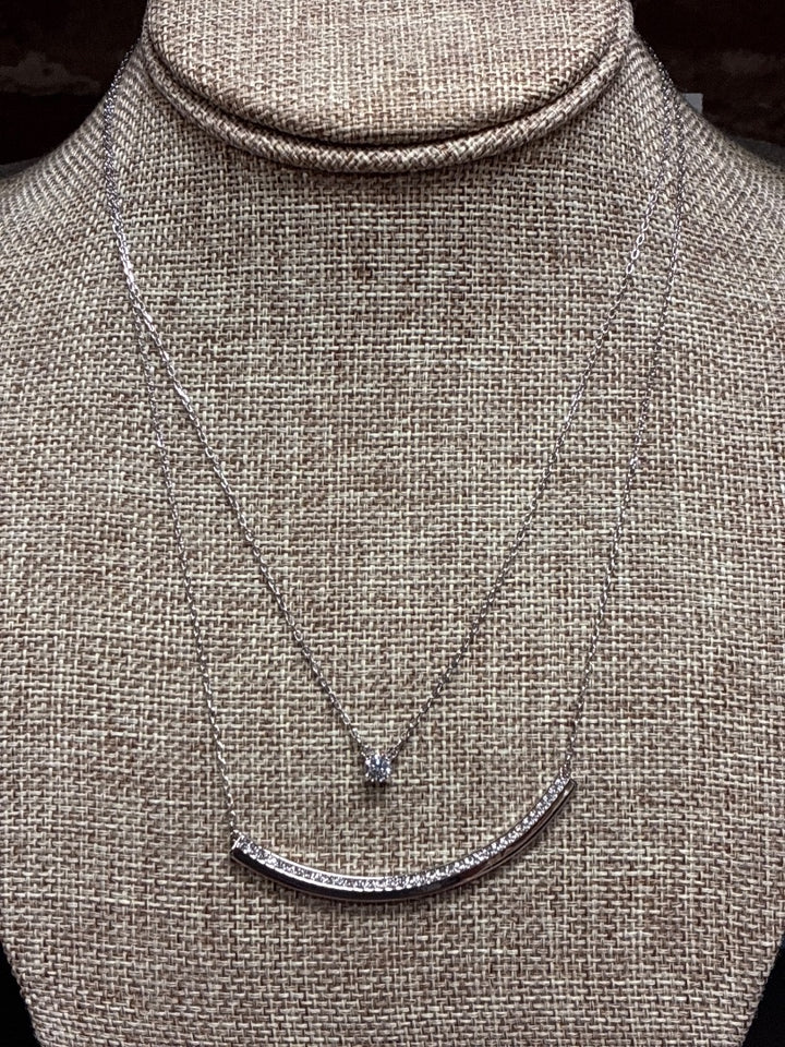 Swavorski, Silver, Necklace, Small