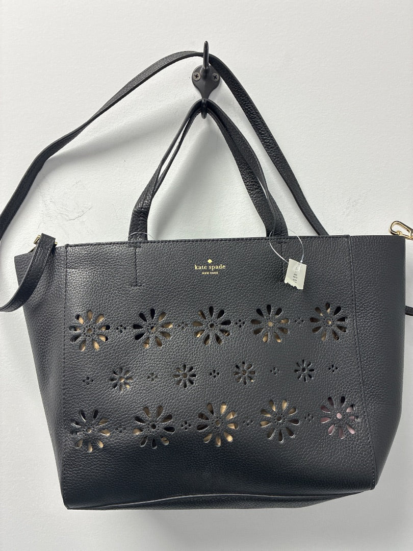Kate Spade Leather Black Crossbody Handbag Medium
