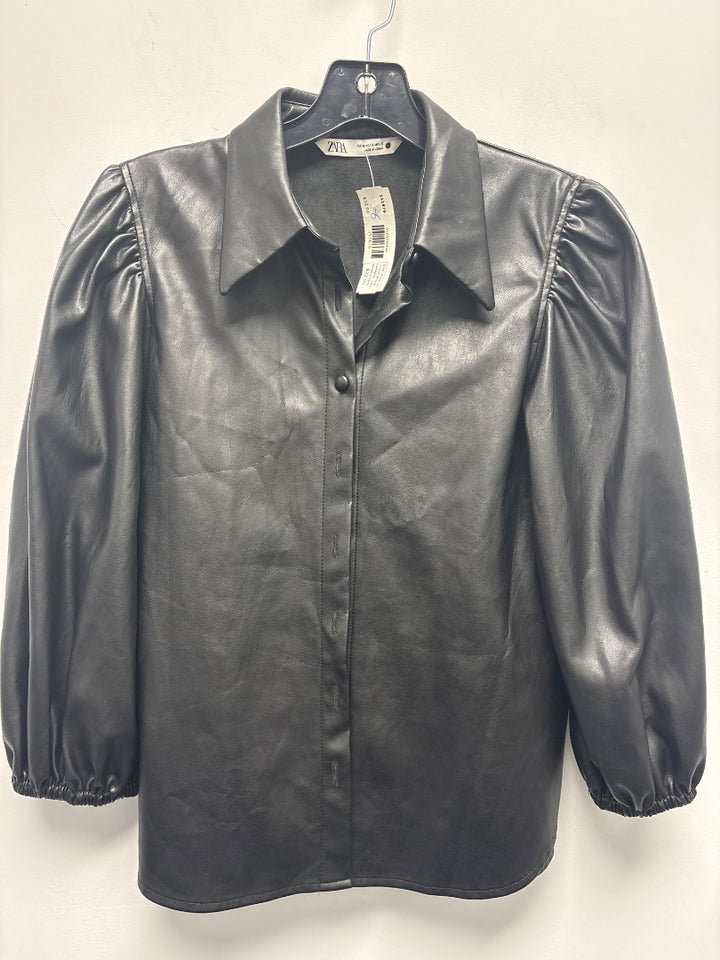 zara, Black, outerwear, Medium