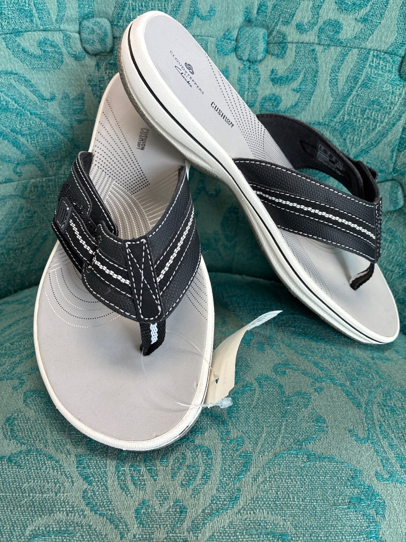 clarks, Black+, Sandal, 8